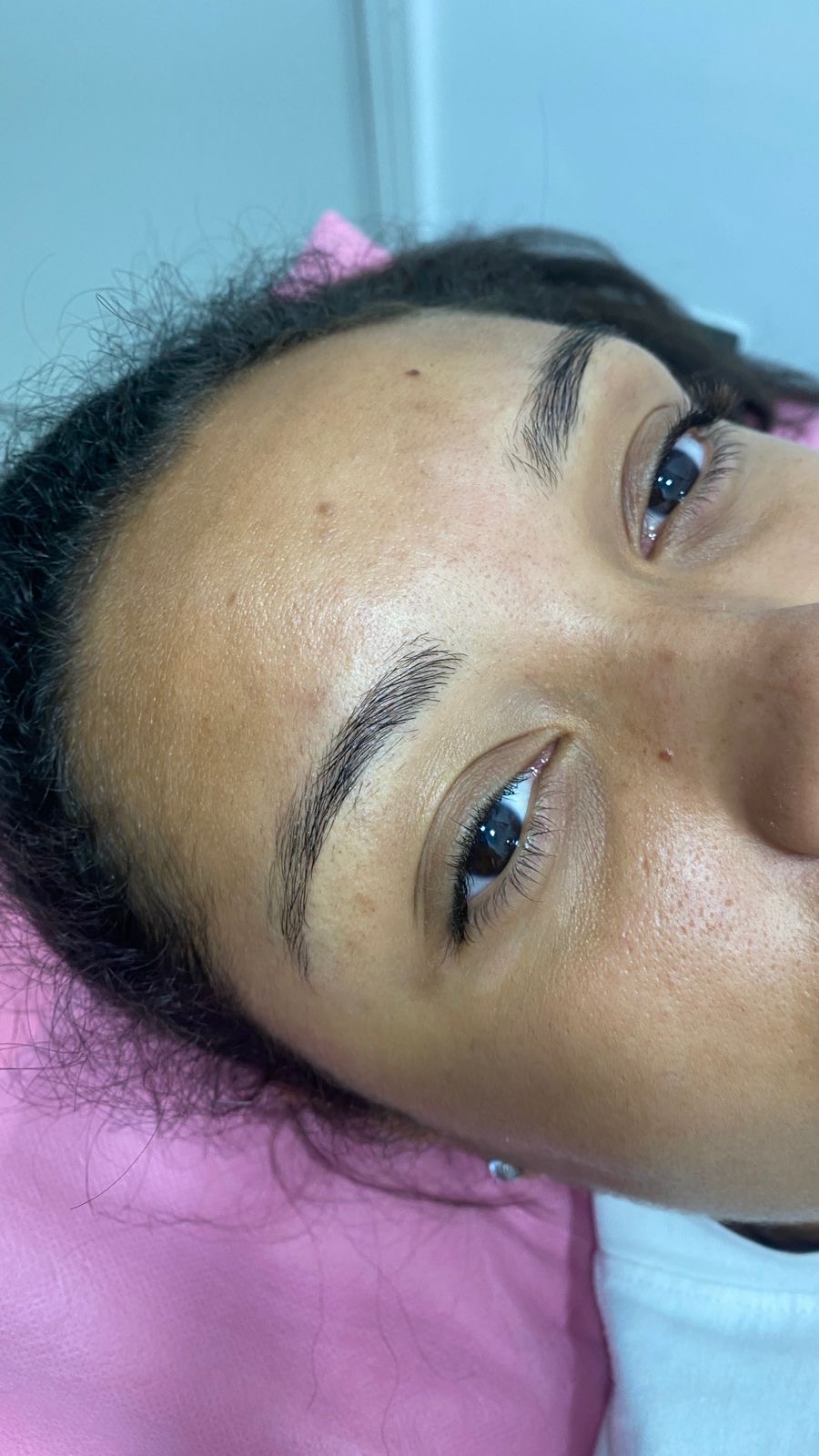 Brow lamination result