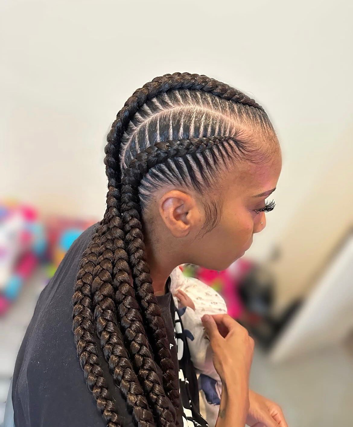 Feed-in braids